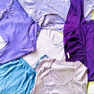 $15 Bundle all shades of purple SMALL T-s